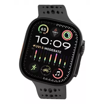 Decoded Silicone Ares O Band - silikoonrihm Apple Watchile 44/46/49 mm (must)