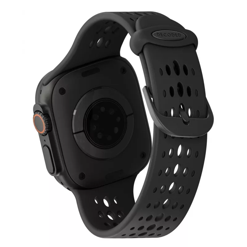 Decoded Silicone Ares O Band - silikoonrihm Apple Watchile 44/46/49 mm (must)
