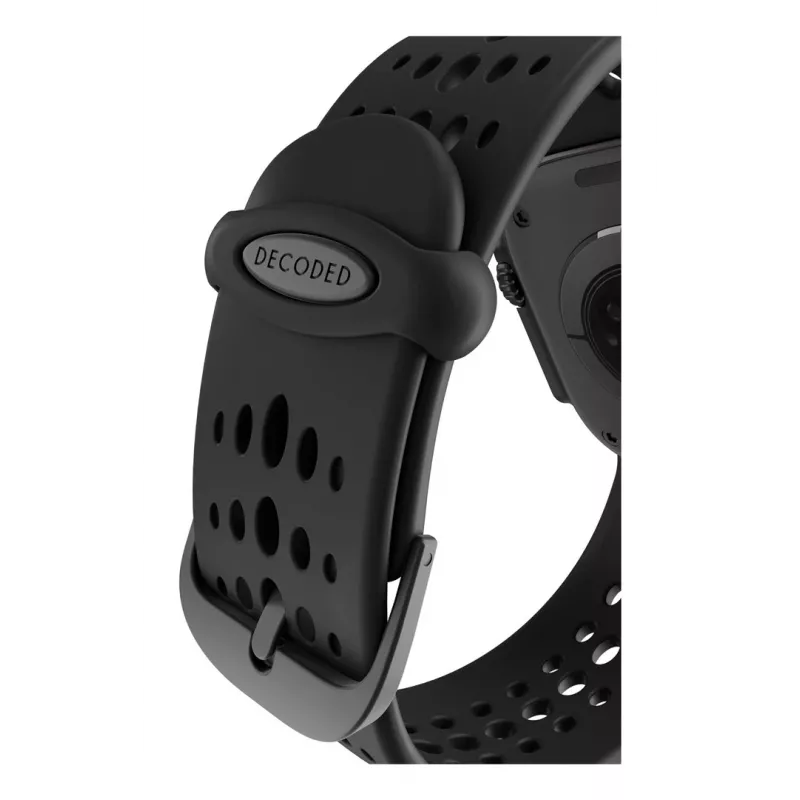Decoded Silicone Ares O Band - silikoonrihm Apple Watchile 44/46/49 mm (must)