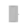 Seinale paigaldatav 19-tolline 12U 540x350 hall klaasuksega riiulikapp (lamepakend)