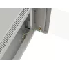 Seinale paigaldatav 19-tolline 12U 540x350 hall klaasuksega riiulikapp (lamepakend)