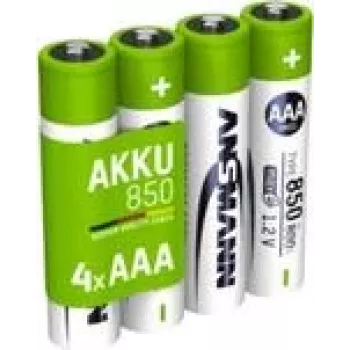 Ansmann 1x4 NiMH Aku Micro AAA Tüüp 850 800 mAh maxE - Aku - Micro (AAA) (1311-0024)