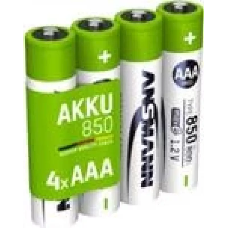 Ansmann 1x4 NiMH Aku Micro AAA Tüüp 850 800 mAh maxE - Aku - Micro (AAA) (1311-0024)