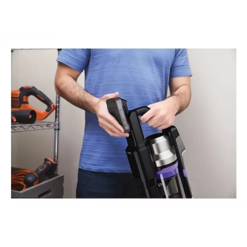 Must & Decker BSV520BRP-QW harjavars/püsttolmuimeja Aku Kuiv Kotita 0,65 L 2 Ah