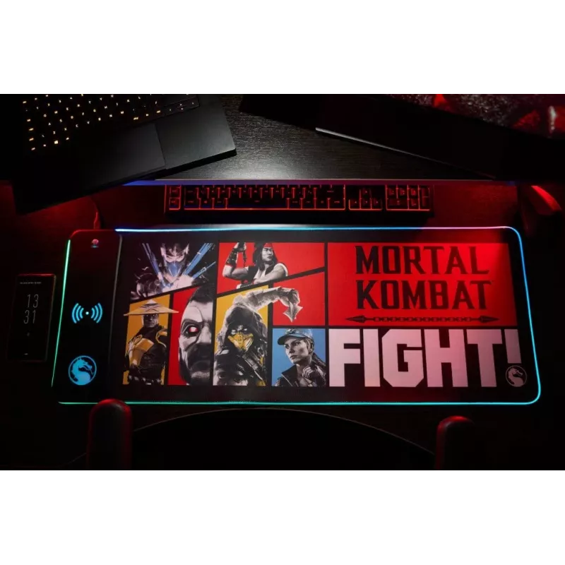 Numskull hiir Pad Mortal Kombat + juhtmevaba laadimine 30x80cm