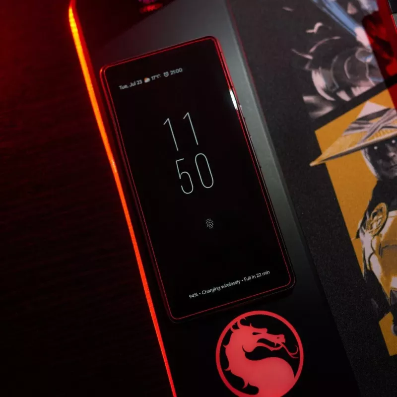 Numskull hiir Pad Mortal Kombat + juhtmevaba laadimine 30x80cm