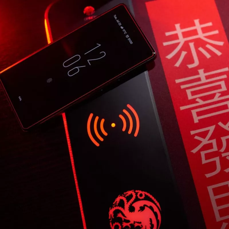 Numskull hiir Pad House of Dragons + wireless Charge 30x80cm