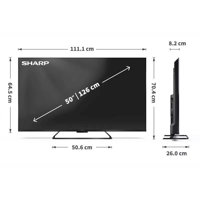 TV QLED 50 tolli 50HR8465E