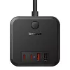 Baseus PowerCombo Universal toitejuhtmepikendus siseruumides Must
