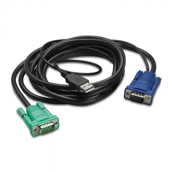 APC klaviatuuri-/video-/hiire- (KVM-) kaabel - USB, HD-15 (VGA)