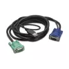 APC klaviatuuri-/video-/hiire- (KVM-) kaabel - USB, HD-15 (VGA)