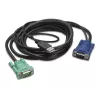 APC klaviatuuri-/video-/hiire- (KVM-) kaabel - USB, HD-15 (VGA)