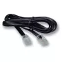 EFB moodulkaabel must, 2 x RJ10 (4/4) pistik, 1:1, 15,0 m