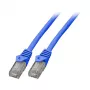EFB RJ45 patchkaabel Cat.5e U/UTP LSZH CCA AWG24/7 sinine 0,5m