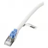 EFB RJ45 paigalduskaabel Cat.6A S/FTP LSZH BC AWG26 lukustatav valge 0,5m