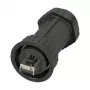 EFB Elektronik IP68FST6AB - Kabelverschraubung für RJ45 feldkonf. Stecker, 6,5 - 9,0mm