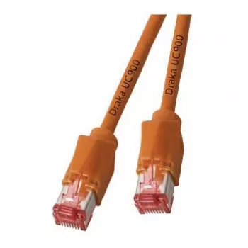 EFB RJ45 paigakaabel Cat.6A S/FTP LSZH Draka UC900 TM21 oranž 0,25 m