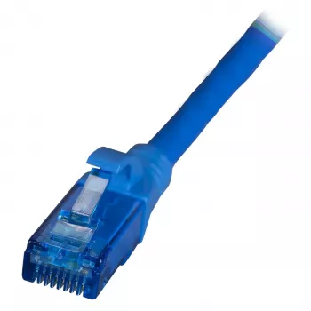 EFB RJ45 patch-kaabel Cat.6A U/UTP LSZH Premium 500MHz Blue 0,15m