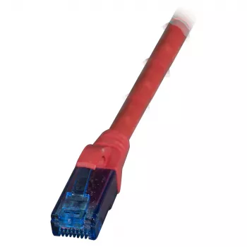 EFB RJ45 paigalduskaabel Cat.6A U/UTP LSZH Premium 500MHz punane 0,15 m