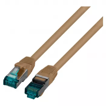 EFB RJ45 paigalduskaabel Cat.6A S/FTP LSZH pruun 0,15m