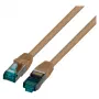 EFB RJ45 paigalduskaabel Cat.6A S/FTP LSZH pruun 0,15m