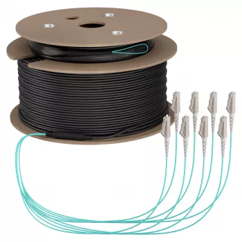 EFB Trunk kaabel U-DQ(ZN)BH OM3 8G (1x8) LC-LC 160m Dca LSZH