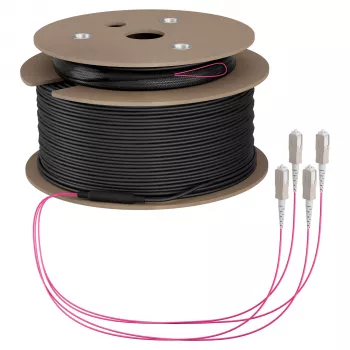 EFB Transiitkaabel U-DQ(ZN)BH OM4 4G (1x4) SC-SC 60m Dca LSZH