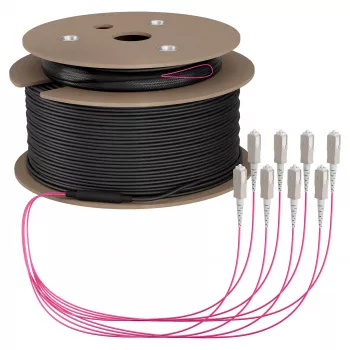 EFB Trunk kaabel U-DQ(ZN)BH OM4 8G (1x8) SC-SC 170m Dca LSZH