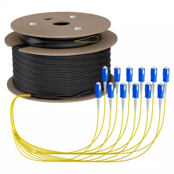 EFB Trunk kaabel U-DQ(ZN)BH OS2 12E (1x12) SC-SC 110m Dca LSZH G657A1