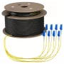 EFB Trunk kaabel U-DQ(ZN)BH OS2 8E (1x8) LC-LC 130m Dca LSZH G657A1