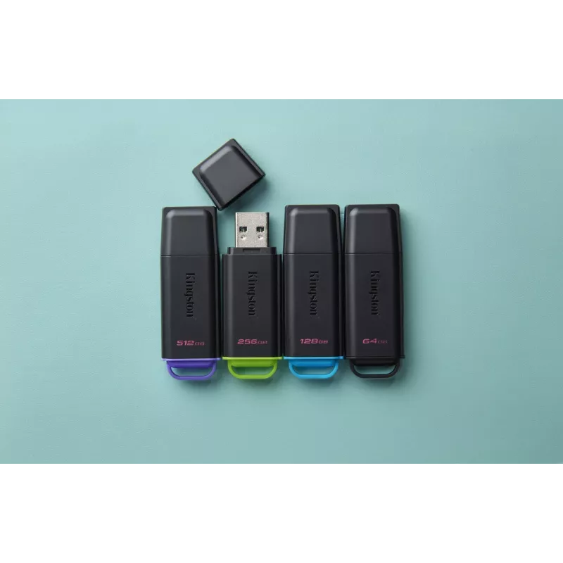 Kingston Technology DataTraveler 64GB kaasaskantav USB 3.2 Gen 1 Exodia must