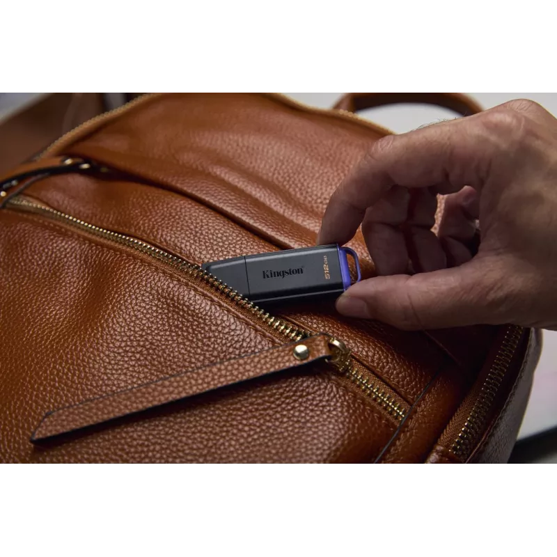 Kingston Technology DataTraveler 512GB kaasaskantav USB 3.2 Gen 1 Exodia must/lilla