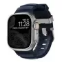 NOMAD Rocky Point Band - rihm Apple Watch 46mm/49mm FKM ja titaaniga (atlandi, naturaalne riistvara)