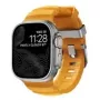NOMAD Rocky Point Band – rihm Apple Watch 46mm/49mm jaoks FKM ja titaaniga (sol, naturaalne riistvara)