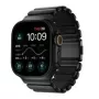 NOMAD Stratos Band - titaanist käepael Apple Watch 49mm jaoks FKM-ga (must titaan, must FKM)