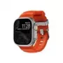 NOMAD Rocky Point Band - rihm Apple Watch 46mm/49mm FKM ja titaaniga (magma, naturaalne riistvara)