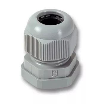 EFB Elektronik Kabelverschraubung PG-16 PA6, inkl. Gegenmutter grau RAL7035