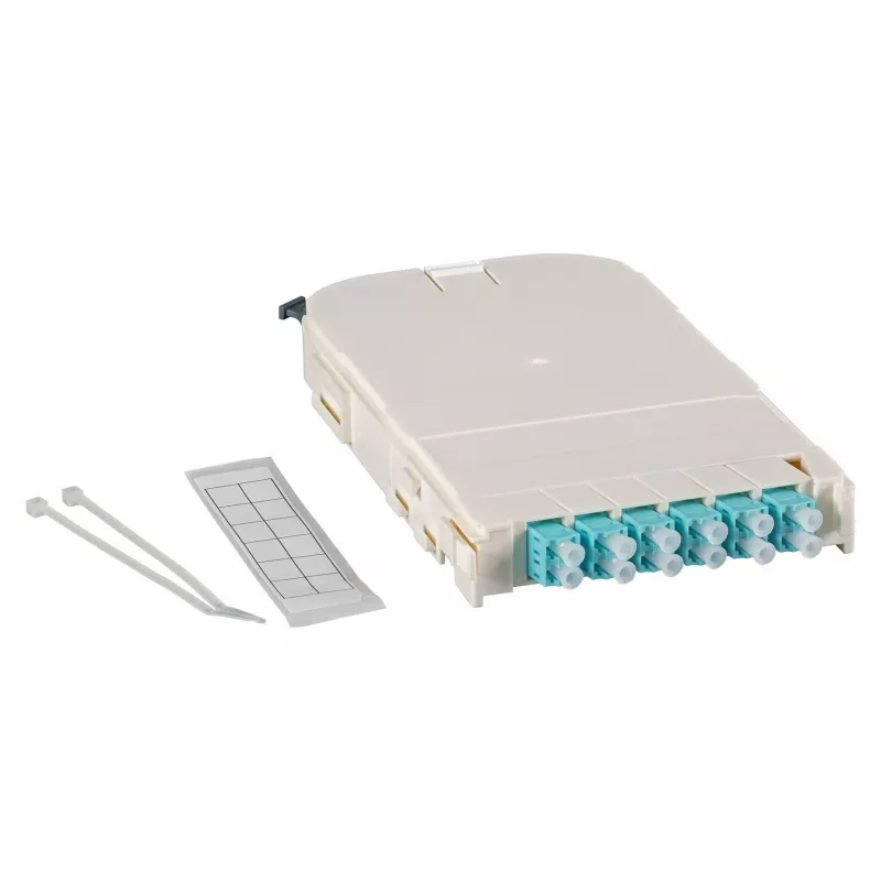 EFB Elektronik FTTH Moduleinschub für FTTH-BGT 12 Port LC/APC mit OS2 Keramik