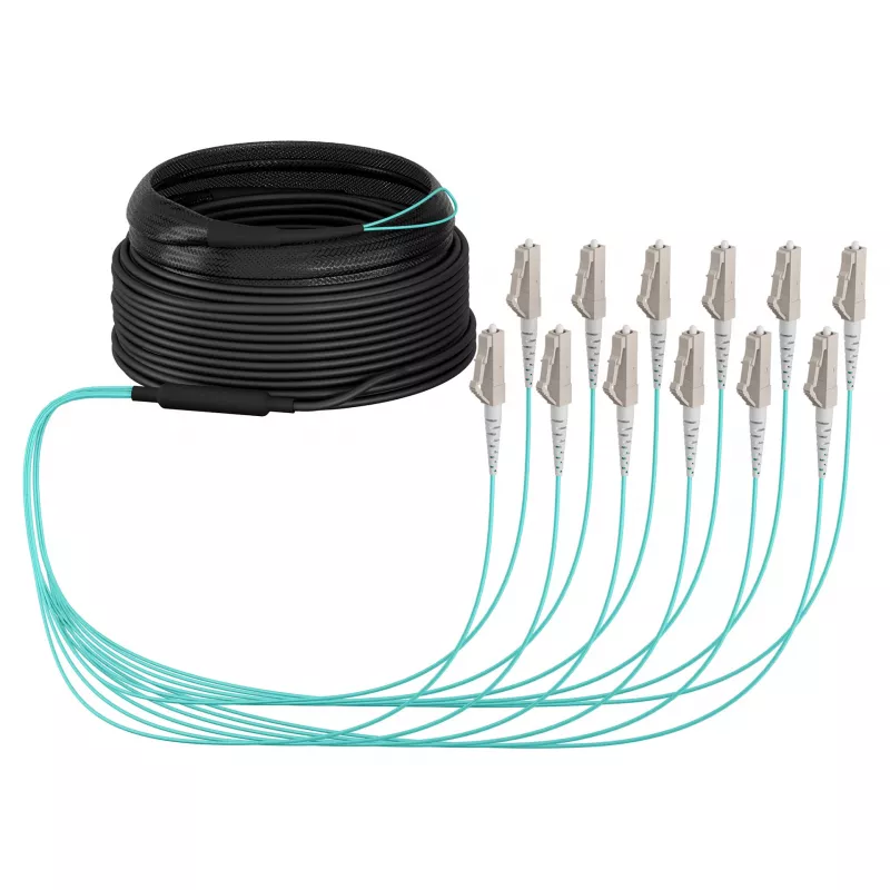 EFB Trunk kaabel U-DQ(ZN)BH OM3 12G (1x12) LC-LC 10m Dca LSZH