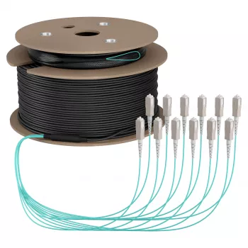 EFB Trunk kaabel U-DQ(ZN)BH OM3 12G (1x12) SC-SC 100m Dca LSZH