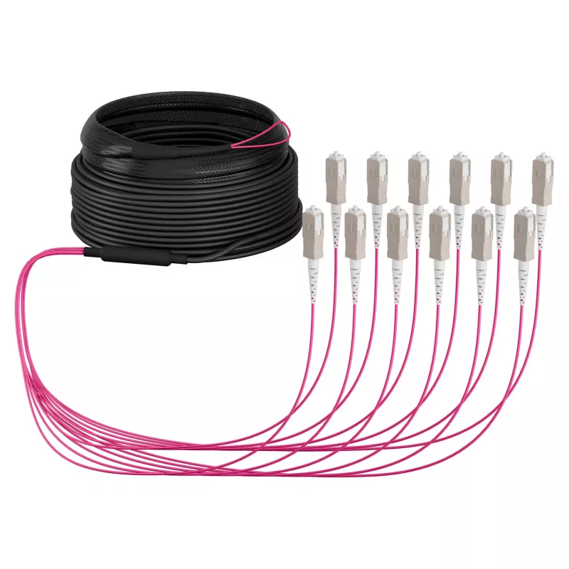 EFB Trunk kaabel U-DQ(ZN)BH OM4 12G (1x12) SC-SC 20m Dca LSZH