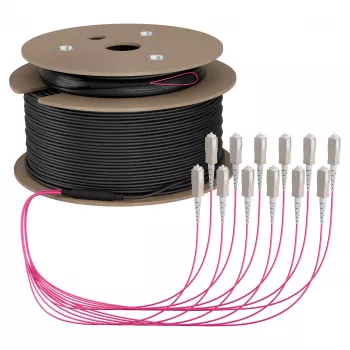 EFB Trunk kaabel U-DQ(ZN)BH OM4 12G (1x12) SC-SC 80m Dca LSZH