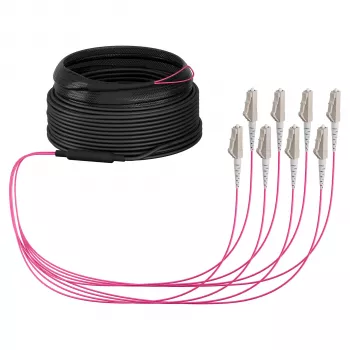 EFB magistraalkaabel U-DQ(ZN)BH OM4 8G (1x8) LC-LC 30m Dca LSZH