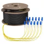 EFB Trunk kaabel U-DQ(ZN)BH OS2 12E (1x12) LC-LC 50m Dca LSZH G657A1
