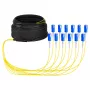 EFB Trunk kaabel U-DQ(ZN)BH OS2 12E (1x12) SC-SC 20m Dca LSZH G657A1
