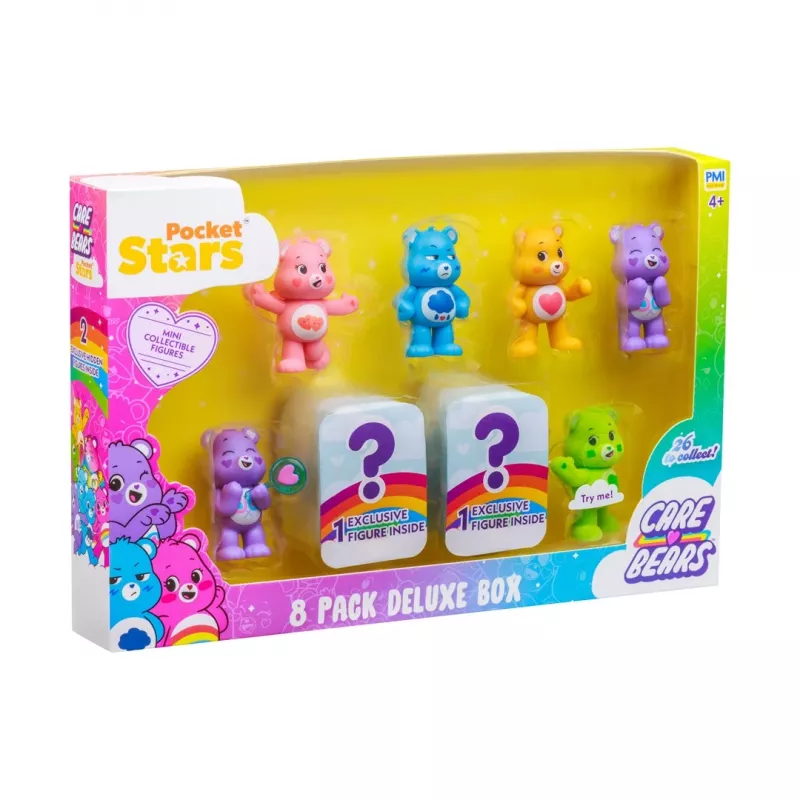 Care Bears S1 figuurid - 8 pakk luksuskarp (sortiment)