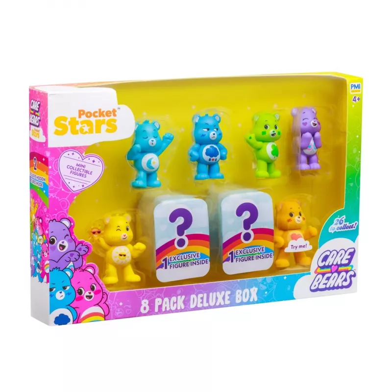 Care Bears S1 figuurid - 8 pakk luksuskarp (sortiment)
