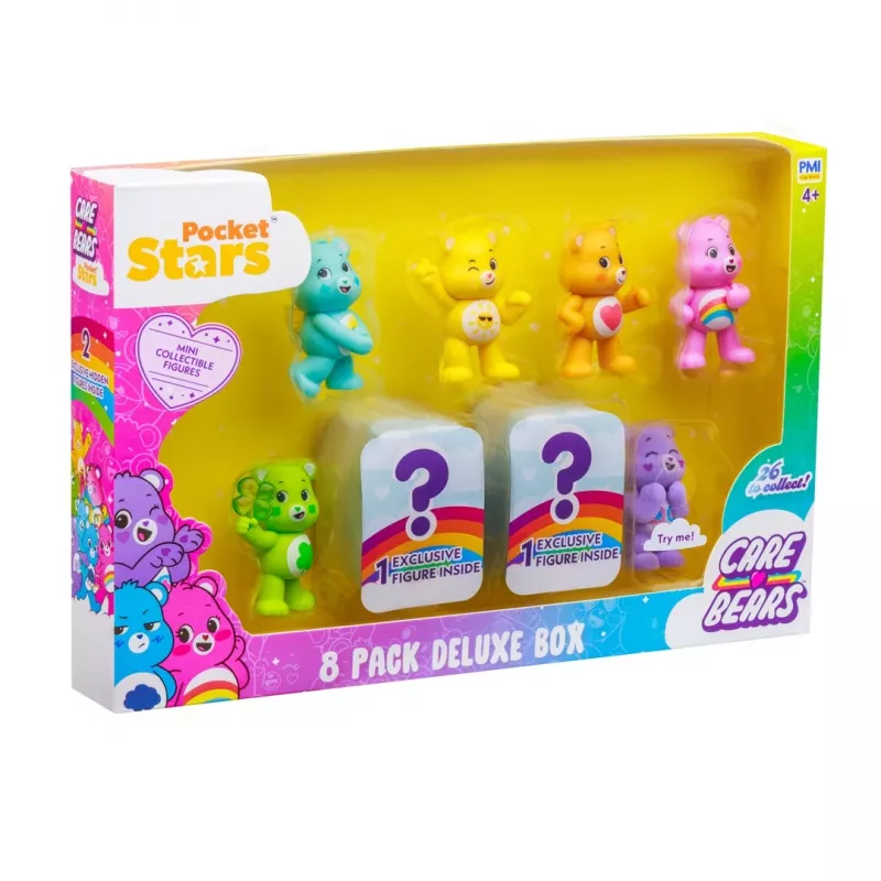 Care Bears S1 figuurid - 8 pakk luksuskarp (sortiment)