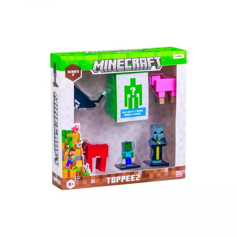 Minecraft S2 figuurid – 6 tk komplekt karbis (sortiment)