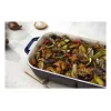 Staub ristkülikukujuline keraamiline vorm, tumesinine, 34x24x7,6